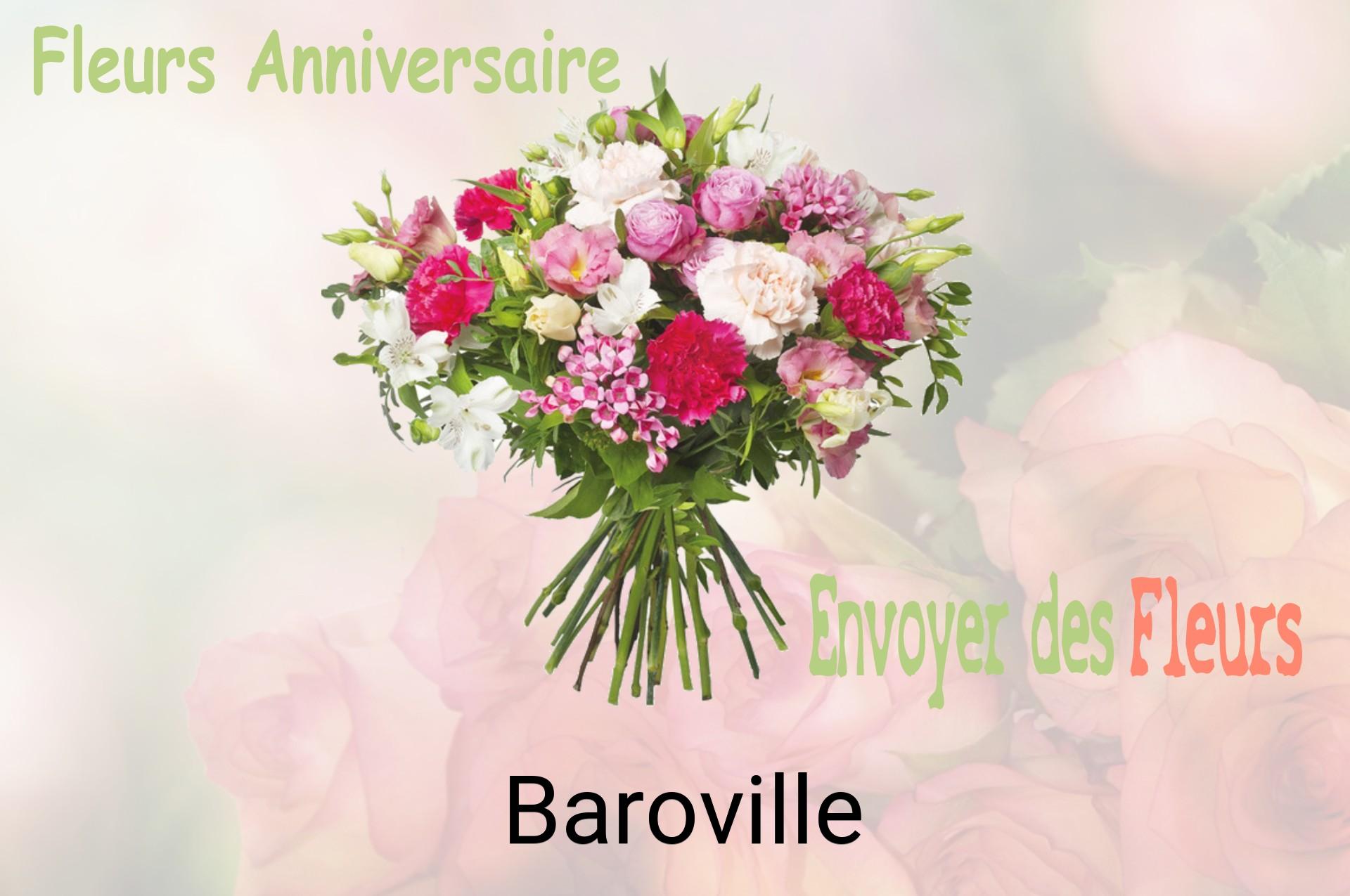 Bouquet de fleurs d’anniversaire livré à Baroville