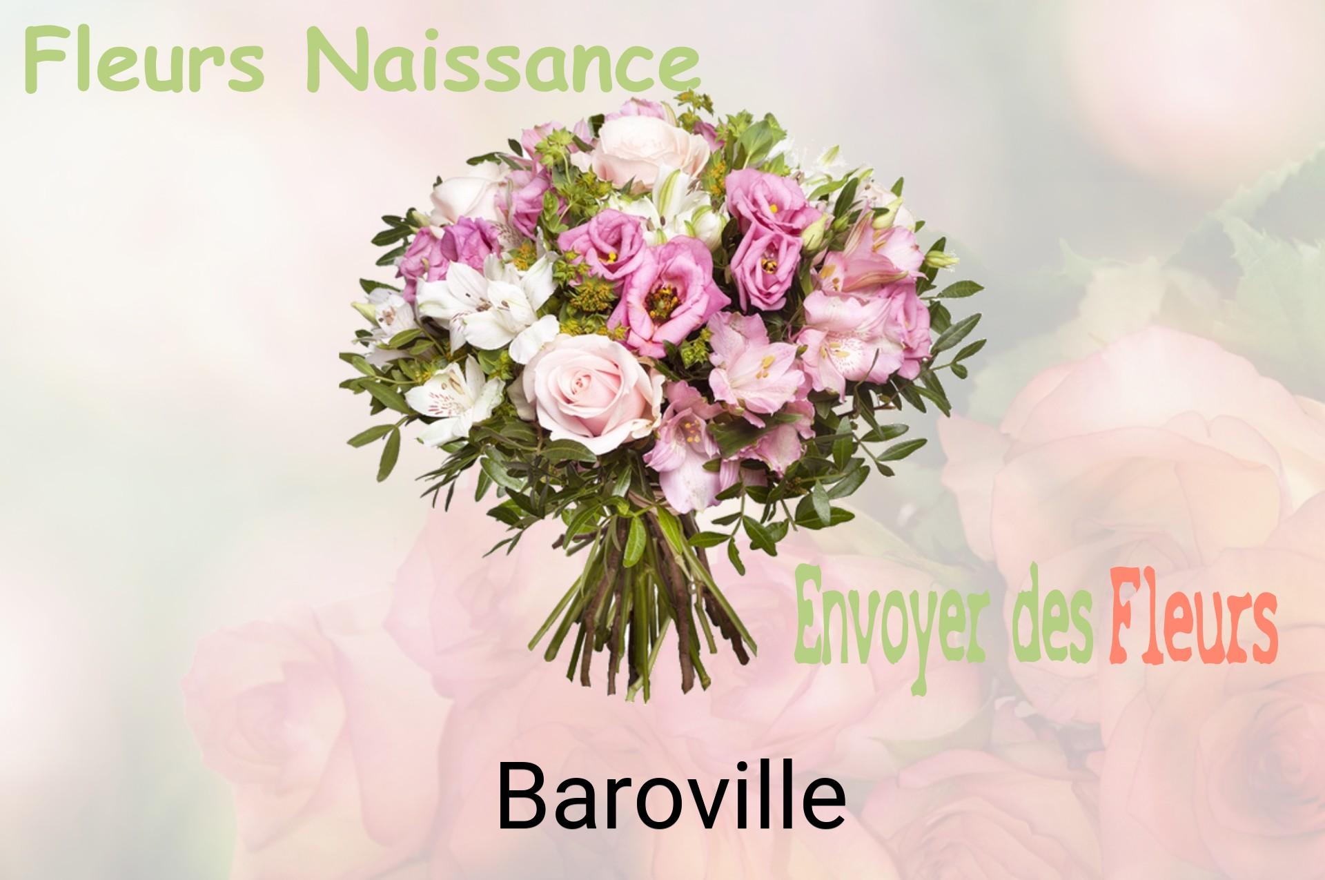 Bouquet de fleurs de naissance livré à Baroville